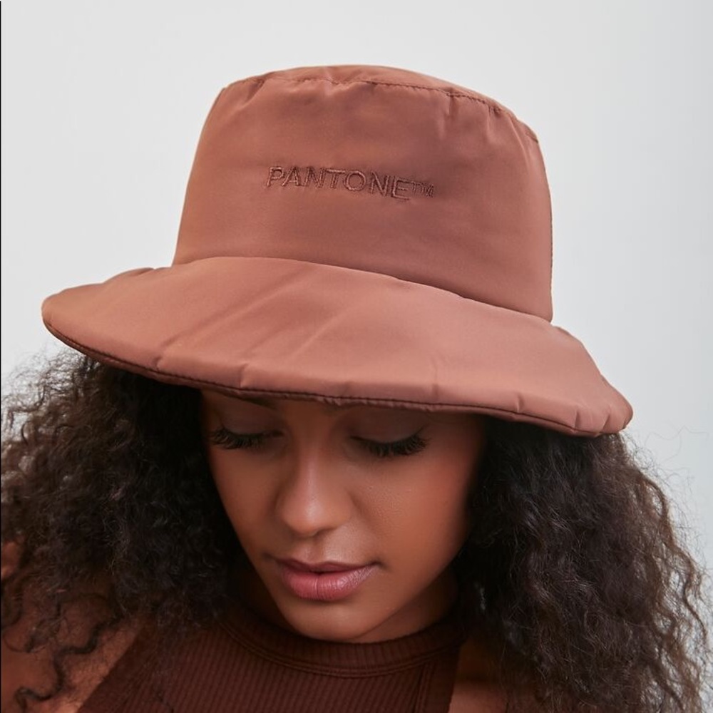 Brown PANTONE bucket hat